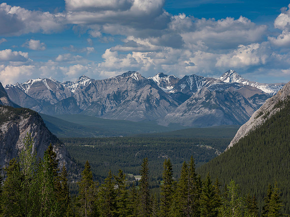 North from Sulphur Mountain