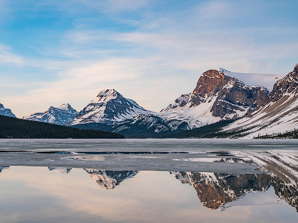 Morning Serenity at Bow Lake