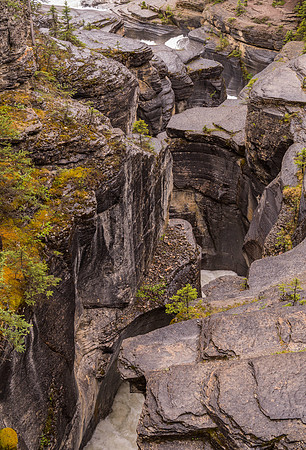 Mistaya Canyon Patterns