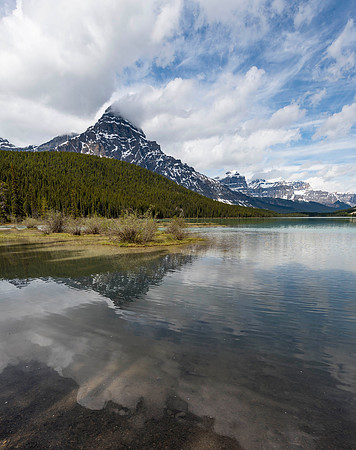 Lower Waterfowl Lake with Waputik Mountains