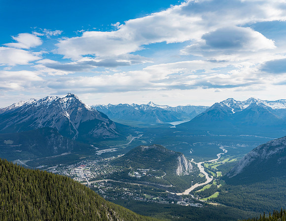 Banff from Sulphur Mountain Viewpoint