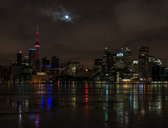 Full Moon Skyline