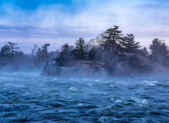 Blue Hour at the Falls