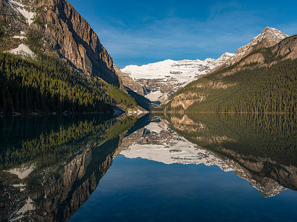 Lake Louise in Morning Sun