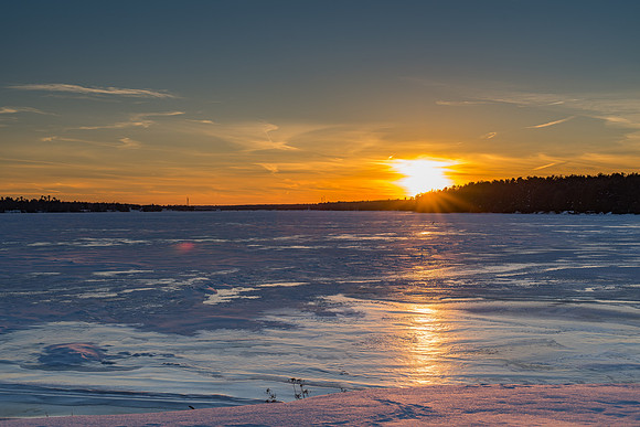 Sunset Over Beaubears Island