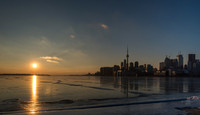 Sunset on the Ice