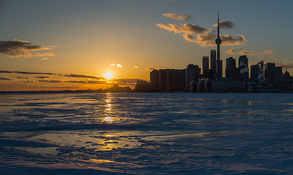 Winter Sunset on the Harbour